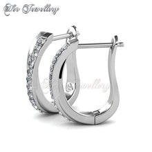 Swarovski Crystals Criss Earrings‏ - Her Jewellery