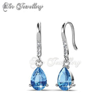 Swarovski Crystals Dew Drop Earrings - Her Jewellery