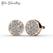 Swarovski Crystals Round Earrings - Her Jewellery