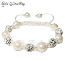 Swarovski Crystals Pearl Shamballa - Her Jewellery