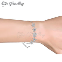 Swarovski Crystals Bloom Bracelet - Her Jewellery