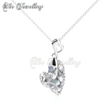 Swarovski Crystals Purely Heart Pendant - Her Jewellery