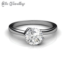 Swarovski Crystals Huggy Ring - Her Jewellery