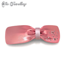 Swarovski Crystals Ribbon Hair Clip Set of 3 - Her Jewellery