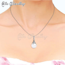 Swarovski Crystals Happy Pearl Pendant - Her Jewellery