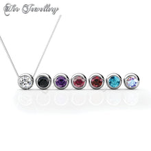 Swarovski Crystals 7 Days Pendants Set + 7 Days Moon Pendants Set - Her Jewellery