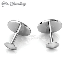 Swarovski Crystals Elegance Cufflinks - Her Jewellery