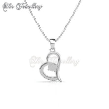 Swarovski Crystals Petite Heart Pendant - Her Jewellery