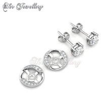 Swarovski Crystals Sincerity Earrings - Her Jewellery