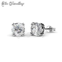 Swarovski Crystals Lowe Solitaire Earrings - Her Jewellery
