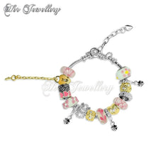 Swarovski Crystals Roman Charm Bracelet - Her Jewellery