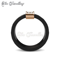 Swarovski Crystals Dual Ceramic Ring - Her Jewellery