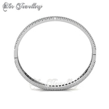 Swarovski Crystals Glamour Lock Bangle - Her Jewellery