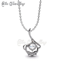 Swarovski Crystals Angel Pendant - Her Jewellery