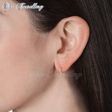 Swarovski Crystals Simply Hoop Earrings‏ - Her Jewellery