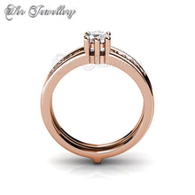 Swarovski Crystals Double Ring (3 Styled) - Her Jewellery