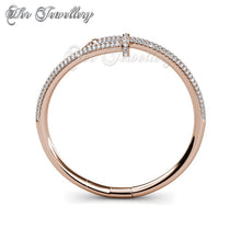 Swarovski Crystals Nail Bangle - Her Jewellery