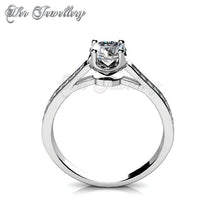 Swarovski Crystals Charm Ring - Her Jewellery