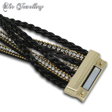 Swarovski Crystals Braided Crystal Bracelet - Her Jewellery