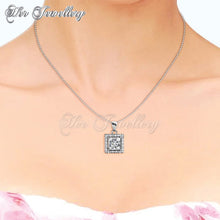 Swarovski Crystals Squarish Pendant - Her Jewellery