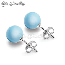 Swarovski Crystals 7 Days Pearl Earrings Set - Her Jewellery