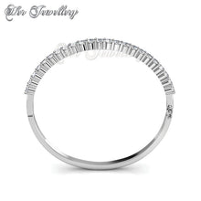 Swarovski Crystals Circle Tennis Bangle - Her Jewellery