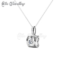 Swarovski Crystals Eternal Love Pendant - Her Jewellery