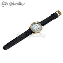 Swarovski Crystals Sonia Leather Watch - Her Jewellery