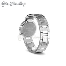 Swarovski Crystals Sporty Metallic Watch - Her Jewellery