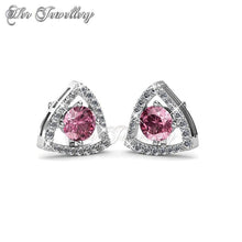 Swarovski Crystals Tri-Styled Earrings - Her Jewellery
