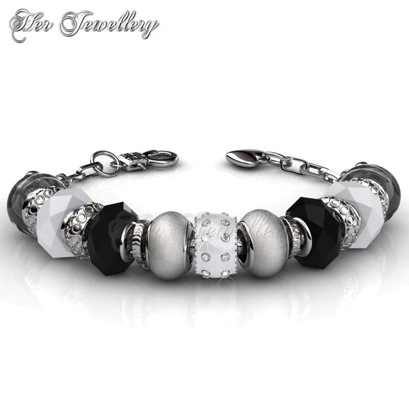 Swarovski Crystals Charm Bracelet Combo Set - Her Jewellery