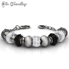 Swarovski Crystals Charm Bracelet Combo Set - Her Jewellery