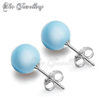 Swarovski Crystals 7 Days Pearl Earrings Set - 2 Sets - Her Jewellery