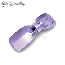 Swarovski Crystals Ribbon Hair Clip - Her Jewellery