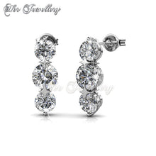 Swarovski Crystals 6 Days Earrings - Her Jewellery