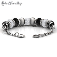 Swarovski Crystals Charm Bracelet Combo Set - Her Jewellery