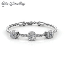 Swarovski Crystals Cushy Bangle - Her Jewellery