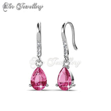 Swarovski Crystals Dew Drop Earrings - Her Jewellery
