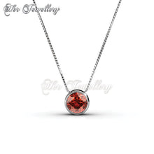 Swarovski Crystals 7 Days Pendants Set + 7 Days Moon Pendants Set - Her Jewellery