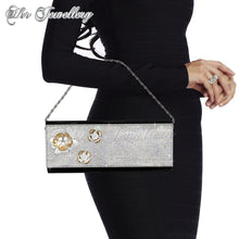 Swarovski Crystals Glitter Roselie Clutch - Her Jewellery
