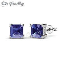 Swarovski Crystals 7 Days Princess Earrings‏ Set - Her Jewellery