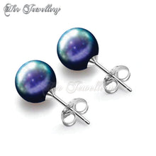 Swarovski Crystals 7 Days Pearl Earrings Set - 2 Sets - Her Jewellery