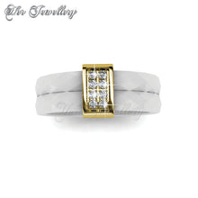Swarovski Crystals Dual Ceramic Ring - Her Jewellery