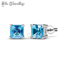 Swarovski Crystals 7 Days Princess Earrings‏ Set - Her Jewellery