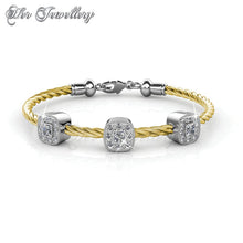 Swarovski Crystals Cushy Bangle - Her Jewellery