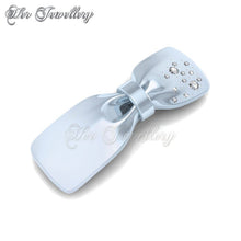 Swarovski Crystals Ribbon Hair Clip - Her Jewellery