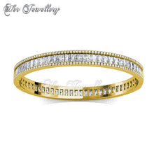 Swarovski Crystals Glamour Lock Bangle - Her Jewellery