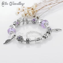Swarovski Crystals Angel Charm Bracelet - Her Jewellery