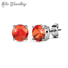 Swarovski Crystals 7 Days Earrings Set (Gold Box) - Her Jewellery