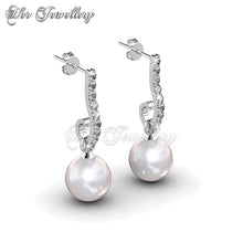 Swarovski Crystals Sophie Pearl Earrings Set - Her Jewellery